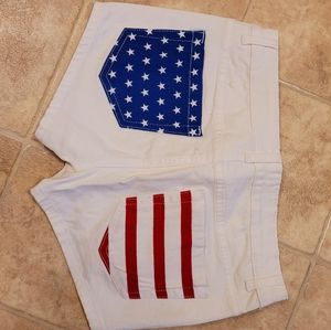 NWOT, Americana short shorts